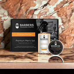 Подарунковий набір для гоління Orange & Amber Barbers - мініатюра 6