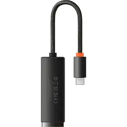 USB-хаб Baseus Lite Series USB-C - RJ45 LAN Adapter 0.22м Black (WKQX000301) [111356] - мініатюра 2