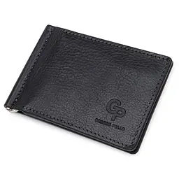 Чоловічий шкіряний зажим для грошей GRANDE PELLE 12х8х0.7 см acs0018649