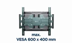 Кронштейн Gembird WM-80ST-01 (VESA600х400) - мініатюра 7