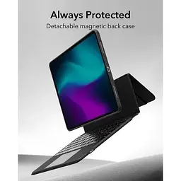 Чохол-клавіатура ESR Ascend Keyboard Case US Layout-Black для iPad Pro 13" (2024) (6B0200101) - мініатюра 6