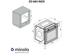 Духовка електрична Minola EO 684 INOX - мініатюра 3