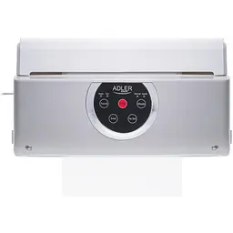 Вакууматор Adler AD 4503 для пакетів, рулонів та контейнерів / 130Вт / 30см / ел. керування/ сірий