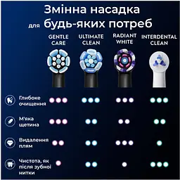 Змінні насадки до електричної зубної щітки Oral-B iO Ніжний догляд 4 шт. - мініатюра 9