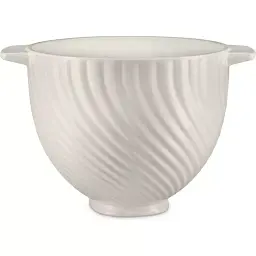 Чаша KitchenAid 4,7 л 5KSM2CB5MR керамічна візерунок біла меренгa