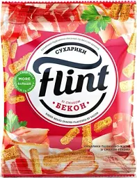Сухарики Flint пшенично-житні Бекон 100 г