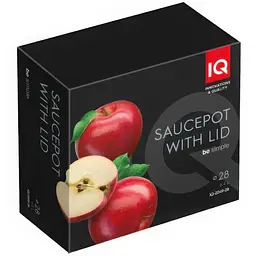 Каструля IQ Be Simple з кришкою 28 см 6.4 л (IQ-2049-28) - мініатюра 6
