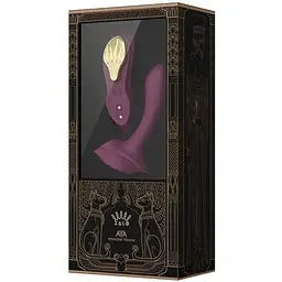 Смарт-вібратор в трусики Zalo AYA Velvet Purple насадка та пульт ДК - мініатюра 9