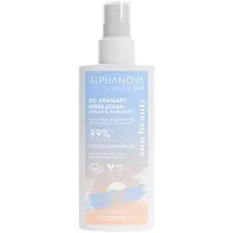 Гель-спрей після засмаги Alphanova Organic Sun з алое вера органічний заспокійливий охолоджувальний 125 мл