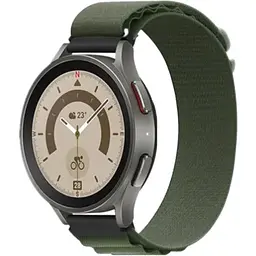 Ремінець DK CDK для Garmin Venu 2 Plus 20mm Polyester Alpine Loop (015587) (green)