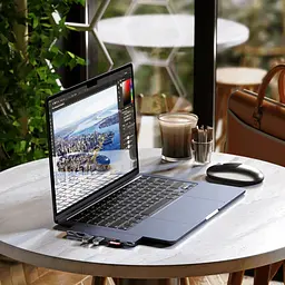 Адаптер Satechi Aluminum USB-C Pro Hub Slim Adapter Midnight (ST-HUCPHSD) - мініатюра 8