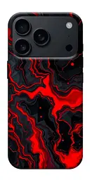 TPU чохол Demsky Black red marble для Apple iPhone 17 Pro (6.3")