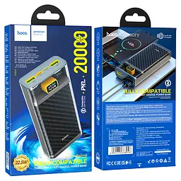 Портативна батарея Powerbank Hoco J103A Discovery Edition 22.5W 20000mAh Grey - мініатюра 8