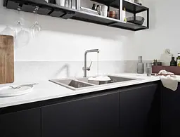 Змішувач Hansgrohe Talis 270 1jet кухонний з витяжним виливом Sbox 72809800 Stainless Steel Нержавіюча сталь - мініатюра 3