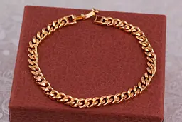 Браслет Xuping Jewelry панцирний гурмета 20 см 5 мм золотистий