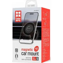 Універсальний автотримач ColorWay Magnetic Air Vent-5 (360° rotation) (CW-CHM15-BK) - мініатюра 11