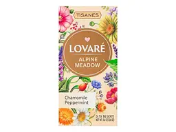 Чай пакетований трав'яний з квітами LOVARE «ALPINE MEADOW» 24*1,5г 24 пакетиків