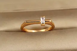 Кільце Xuping Jewelry Лаконізм р 19 золотисте