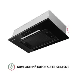 Витяжка повновбудована Perfelli BI 5256 BL 700 LED - мініатюра 3