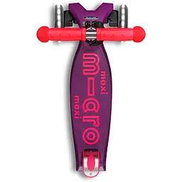 Самокат Micro Maxi Deluxe Neon LED Ультра рожевий (MMD233) - мініатюра 5