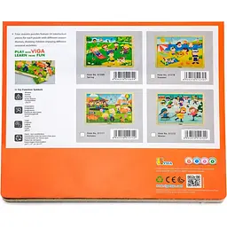 Дерев'яний пазл Viga Toys Пори року Осінь 24 елементи (51271) - мініатюра 3