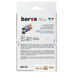 Фотопапір Barva 10x15, 255 g/m2, PROFI, 100арк, supergloss (R255-265) - мініатюра 2