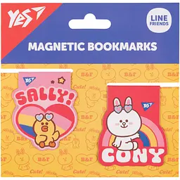 Закладки магнітні Yes Line Friends Sally and Cony 2 шт. (708108)