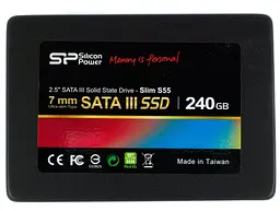 Накопичувач SSD Silicon Power Sata 2.5" 240Gb Slim S55 ( Б/в