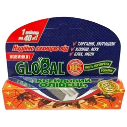 Крейда від тарганів GLOBAL 20г