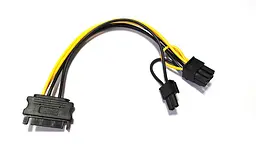 Кабель живлення для відеокарти 6/8-pin to SATA M, 0.2м (S0707)