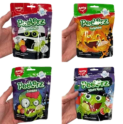 Желейні цукерки Amos Peelerz Gummy Witch Apple 65г - мініатюра 2