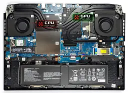 Вентилятор 12V Acer кулер для моделей ноутбука Nitro 5 AN517-42, AN517-43, AN515-46, AN515-47, AN515-58, AN517-55 для GPU (23.QFJN2.002) Оригінальний Acer, 12V, 4pin - мініатюра 5