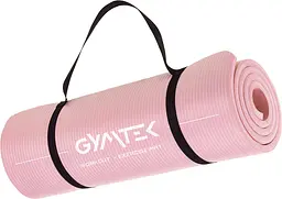 Килимок (мат) для йоги та фітнесу Gymtek NBR 1см рожевий - мініатюра 7