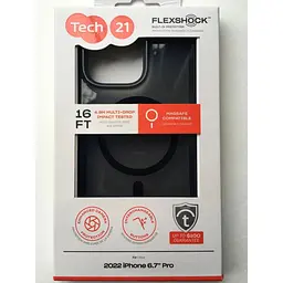 Оригінальний протиударний чохол Tech21 Evo Check MagSafe для iPhone 14 Pro Max Black (T21-9857) - мініатюра 7