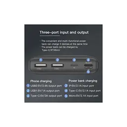 Портативний акумулятор Baseus 30000mAh Mini Ja PPJAN-C01 - мініатюра 5