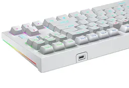 Клавиатура игровая механическая Aula Mechanical F-3032 White keycaps + 21 Yellow keys KRGD Brown - мініатюра 4