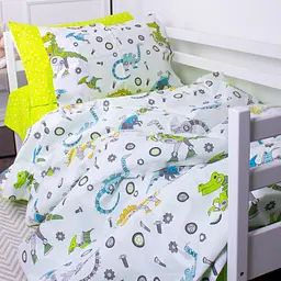 Комплект постільної білизни MirSon Kids Time 17-0576 Dinosaur robot дитячий - мініатюра 2