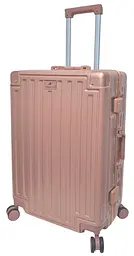 Валіза середня M Madisson Snowball 66503 M 64x43x26 см 100% полікарбонат на клямках Рожеве золото