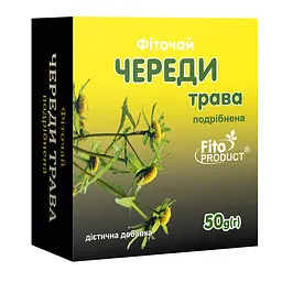 Фіточай "Череди трава подрібнена" 50 г, дієтична добавка