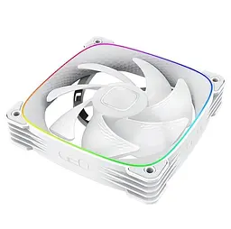 Вентилятор Geometric Future Squama 2503 120mm ARGB (GEO-S2503W-1) White - мініатюра 4