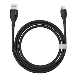 Кабель Baseus Pudding Series Fast Charging Cable USB to Type-C 100W 1.2m P10355703111-00 Black - мініатюра 2