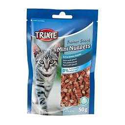 Ласощі для кішок Trixie Trainer Snack Mini Nuggets курка та риба 50 г