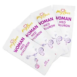 Інтимний гель-лубрикант MyLove Woman Med Hyaluron 4 мл - мініатюра 4