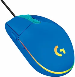 Мишка комп'ютерна Logitech G102 Lightsync USB Blue (910-005801, 910-005810)