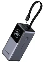 Зовнішній акумулятор UGREEN PB723 Nexode 20000mAh 130W Power Bank with Built-in Cable