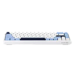 Ігрова дротова магнітна клавіатура AJAZZ AK680 MAX / RGB / Magnetic Switch / 8К / White Blue - мініатюра 2