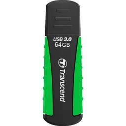 USB Flash накопичувач Transcend 64GB JetFlash 810 USB 3.0 black green (TS64GJF810)