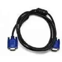 Кабель Vga 30 м male to male тато-тато 2 ферити чорно-синій