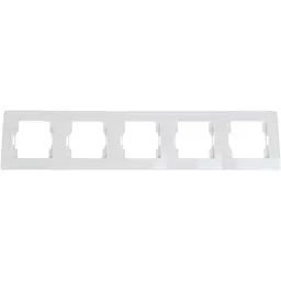 Рамка Brille для розетки ZB-5F wh