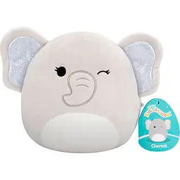 М'яка іграшка Squishmallows Слон Черіш 19 см сіра (SQCR07029) - мініатюра 7